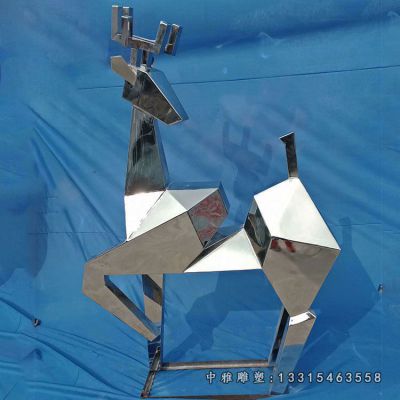 不锈钢几何小鹿