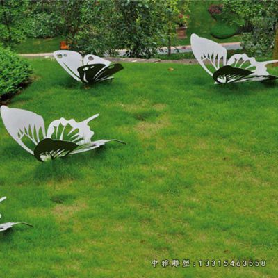 公园不锈钢蝴蝶