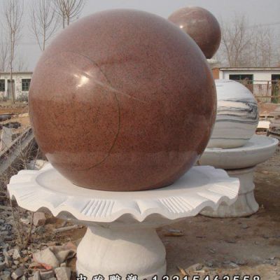 风水球石雕景观