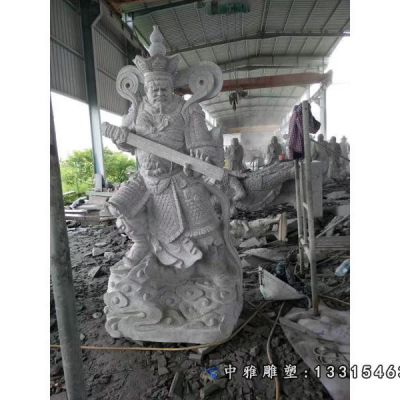 武财神关公石雕