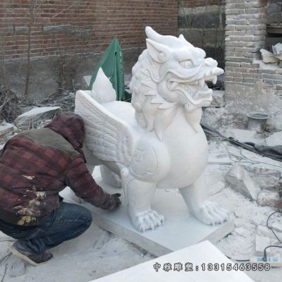 独角兽公园石雕