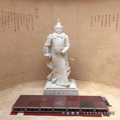 名将岳飞铜雕雕塑