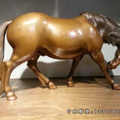 十二生肖铜雕马