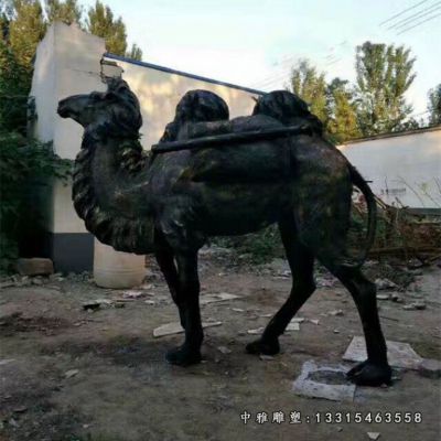 骆驼动物铜雕