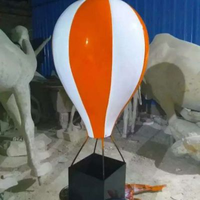 彩绘热气球不锈钢雕塑
