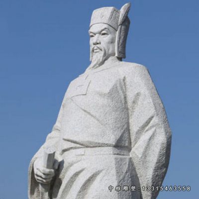 大型石雕范仲淹