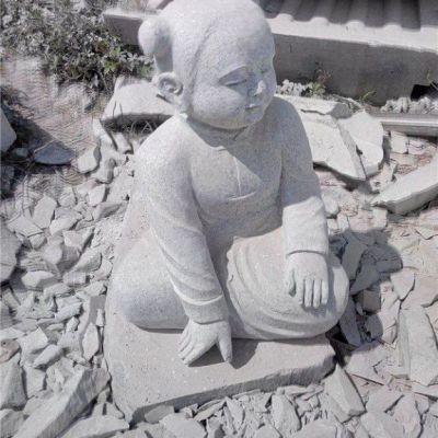 石雕广场孝道人物雕像