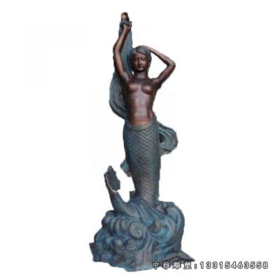 美人鱼铜雕雕塑