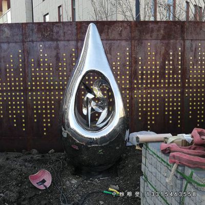 不锈钢广场镜面水滴