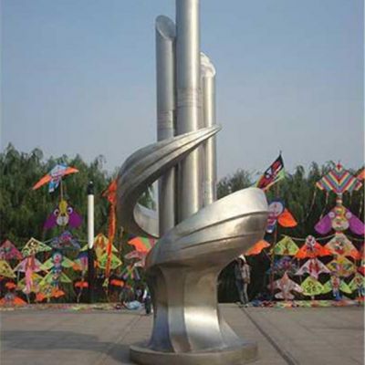 不锈钢校园景观雕塑