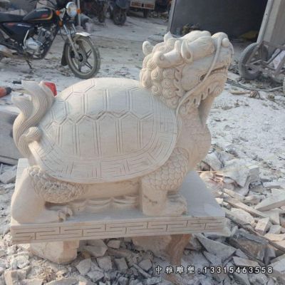 龙龟动物石雕雕塑