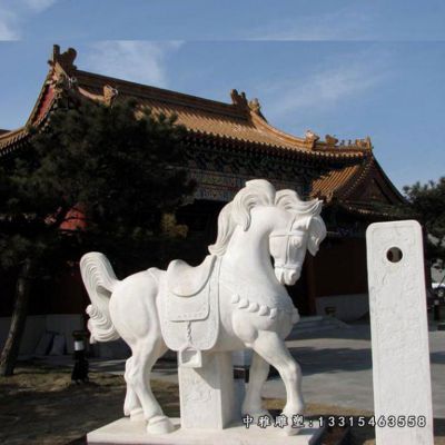 石雕动物马雕塑