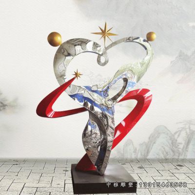 不锈钢创意景观雕塑