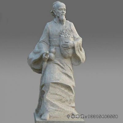 古代名医华佗石雕