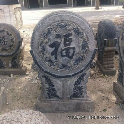 宅门石雕抱鼓雕塑