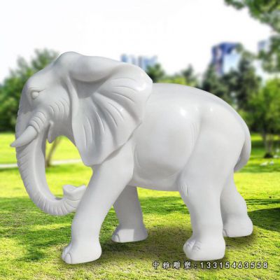 门口大象石雕雕塑
