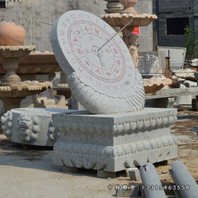 石雕校园日晷