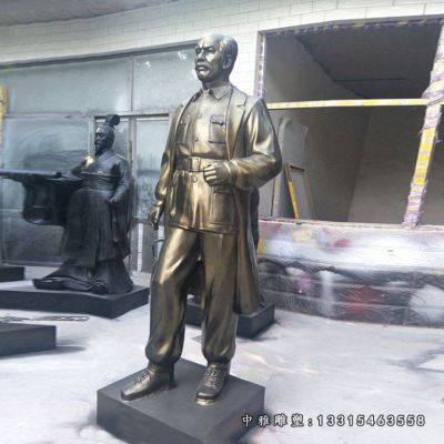 白求恩人物铜雕