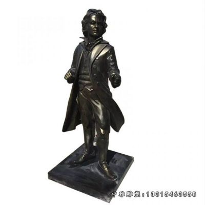 名人铜雕贝多芬