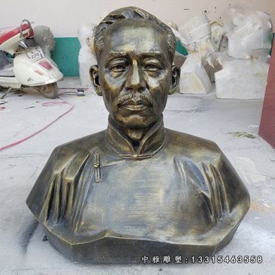 校园铜雕蔡元培