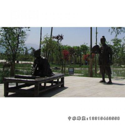 铜雕公园二十四孝人物