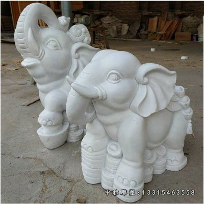 石雕吉祥如意大象