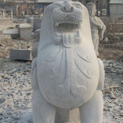 独角兽公园石雕雕塑