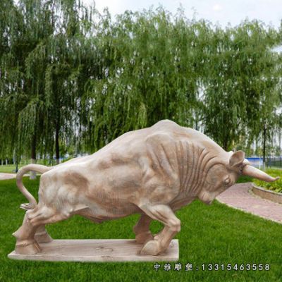 开荒牛石雕雕塑