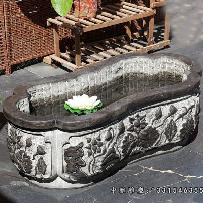 庭院景观水缸石雕