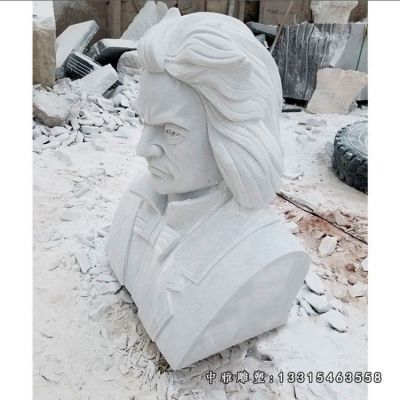 西方名人石雕牛顿