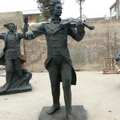 音乐铜雕人物雕塑