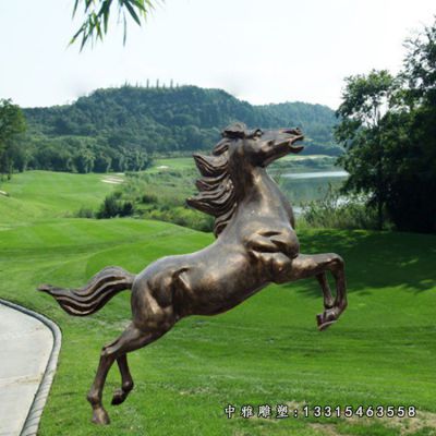 铜雕十二生肖马