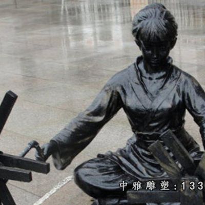 铜雕民俗人物雕塑