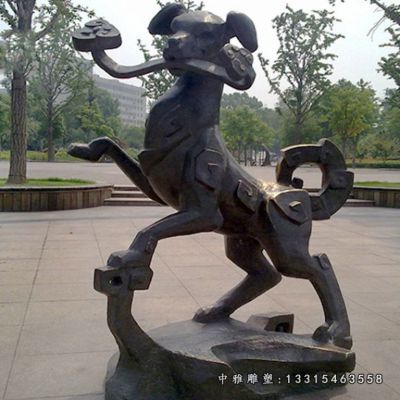 十二生肖公园铜雕
