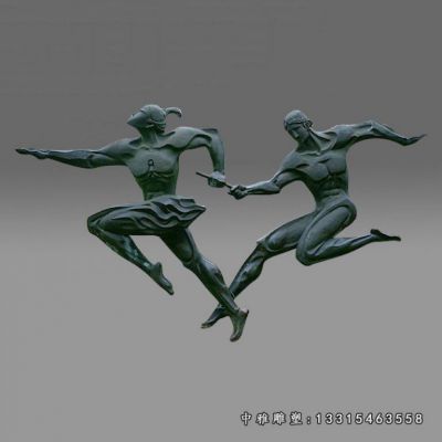 铜雕运动人物雕塑