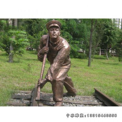 工程师铜雕詹天佑