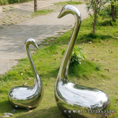 不锈钢镜面天鹅