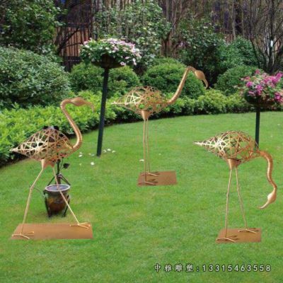 火烈鸟不锈钢动物