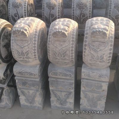 宅门石雕抱鼓石