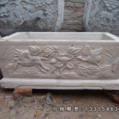 庭院石雕水缸