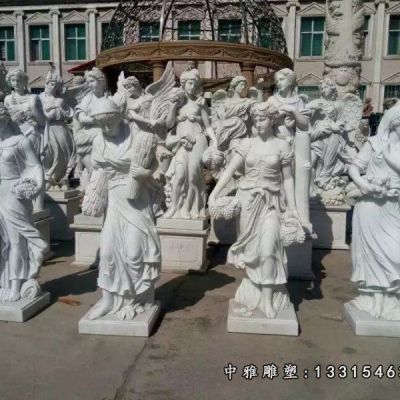 石雕城市西方人物