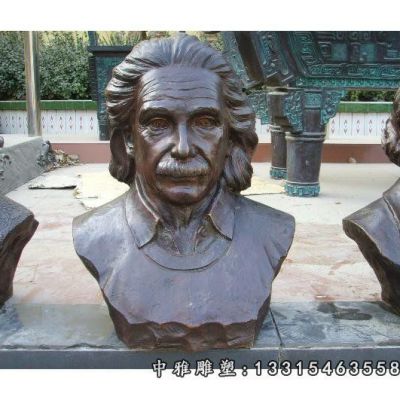 广场铜雕爱因斯坦