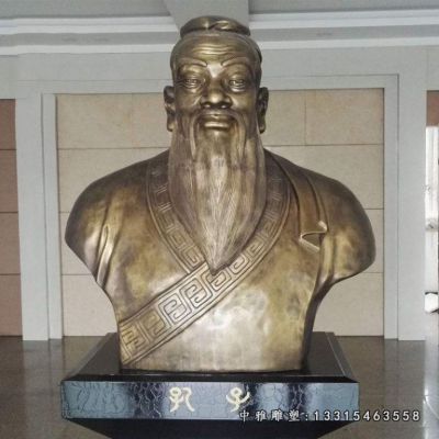 铜雕校园孔子