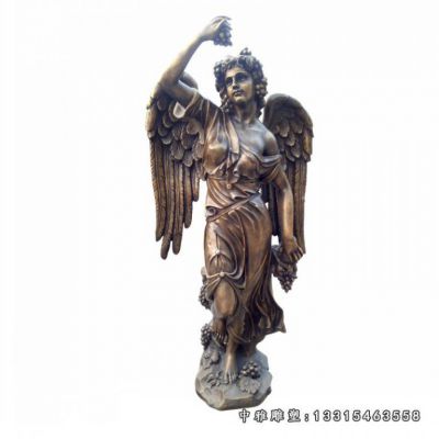 铜雕西方天使雕塑