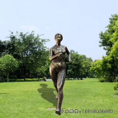 运动铜雕人物雕塑