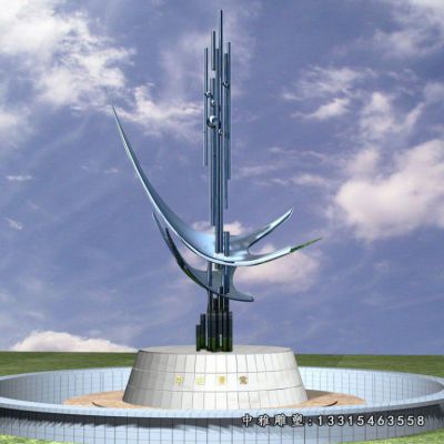 城市标志不锈钢雕塑