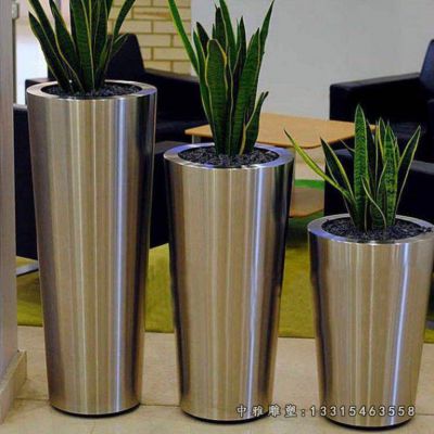 不锈钢景观花瓶