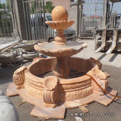 石雕小区喷泉