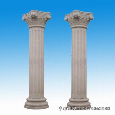 石雕广场罗马柱