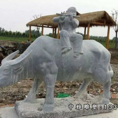 石雕公园牧童